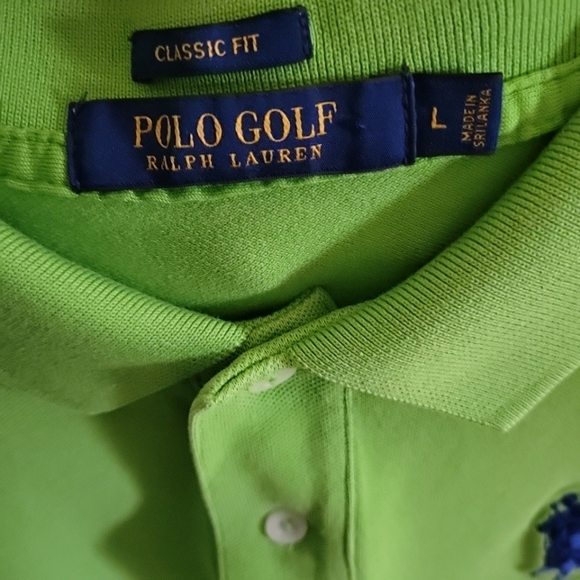 Polo Ralph Lauren Golf Top Blue Pony Size Large - Picture 5 of 8
